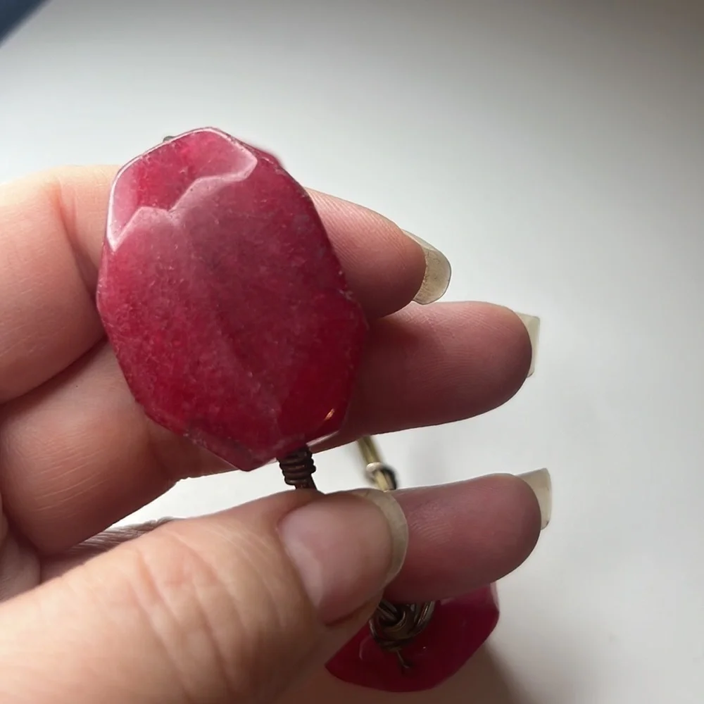 𝅺BOURBON and Bowties Dusty Rose Bangle